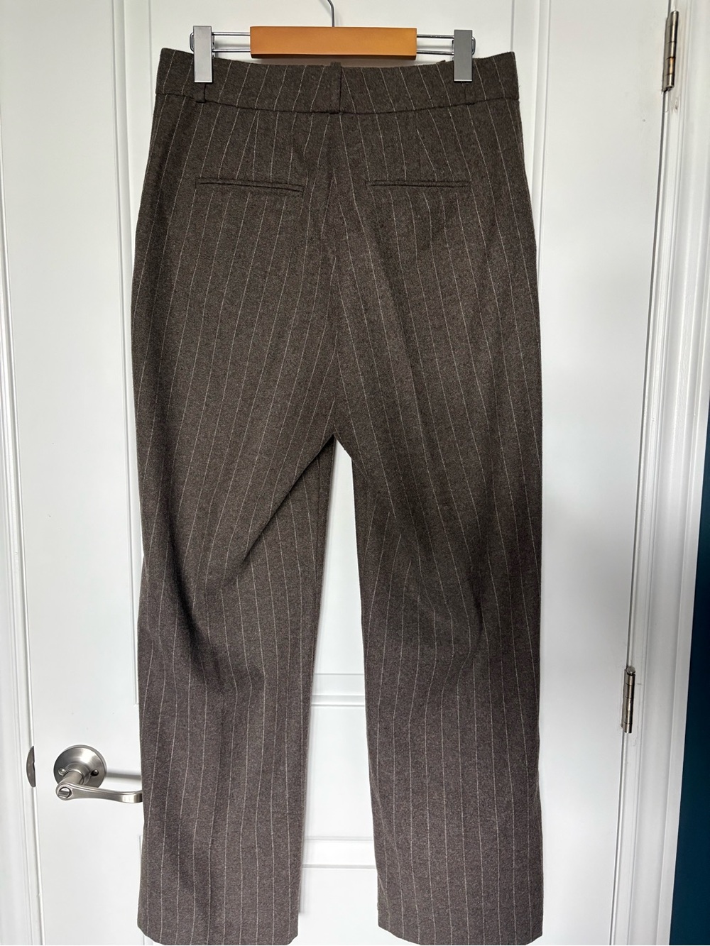 H&M Women’s Brown Pinstripe Dress Pants